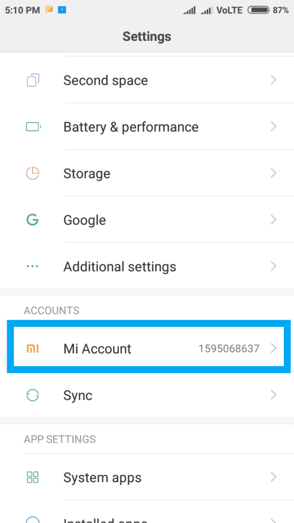 Cara Menghapus Akun Xiaomi Mi Tanpa PC