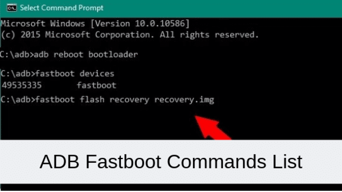 ADB Fastboot Commands for Android, Windows, Mac and Linux