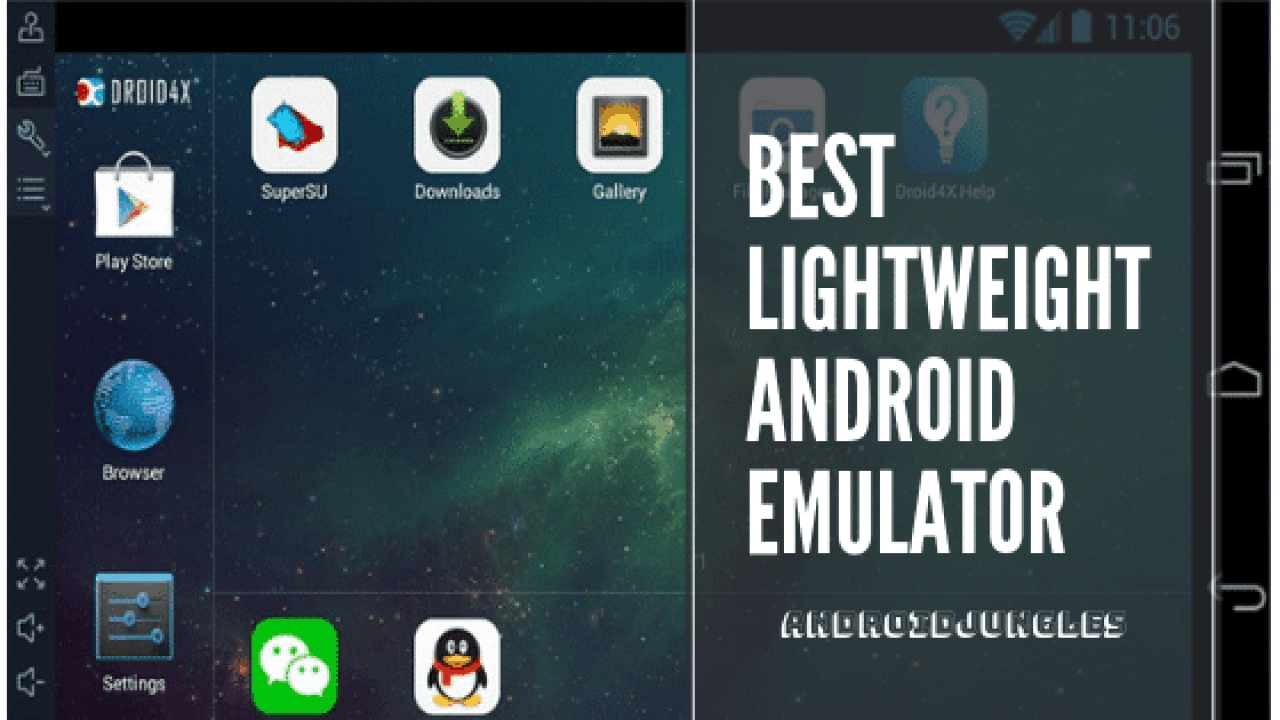 mac light android emulator