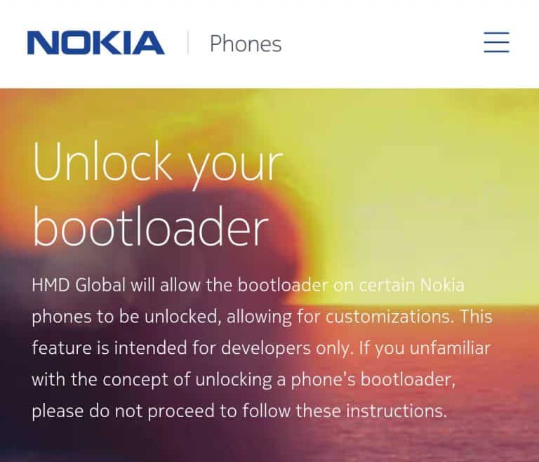 Unlock Bootloader of Nokia Phone