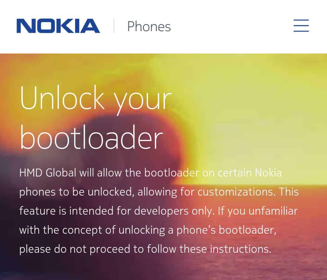 Unlock Bootloader of Nokia Phone