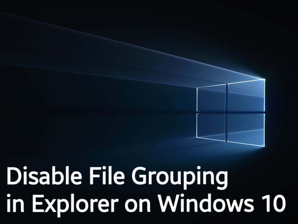 Windows 11 Disable Grouping In File Explorer