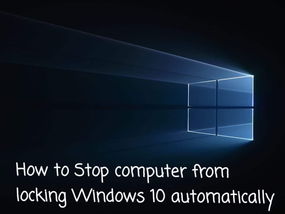 How To Stop Laptop From Locking Itself at Wayne Romero blog