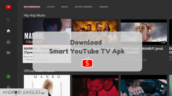 youtube android tv apk