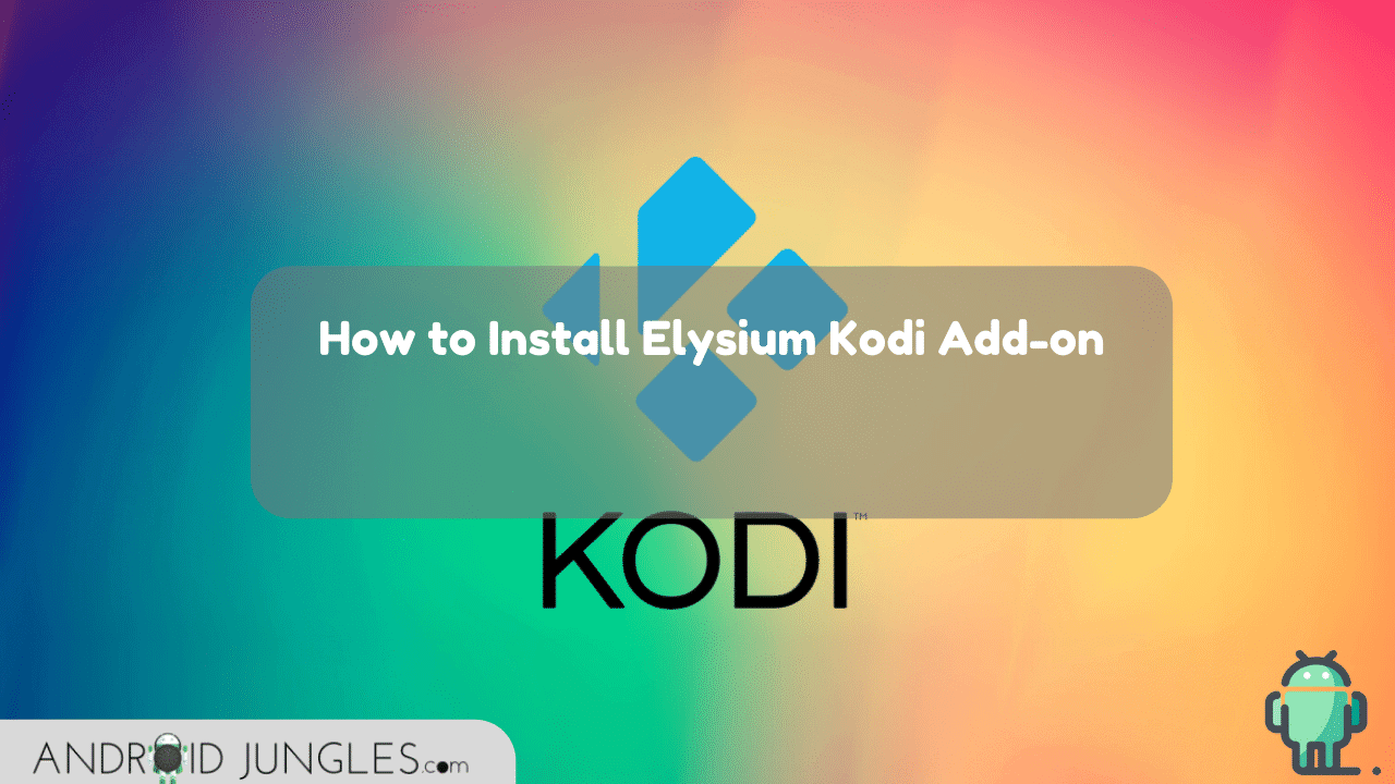 How to Install Elysium Kodi Add-on