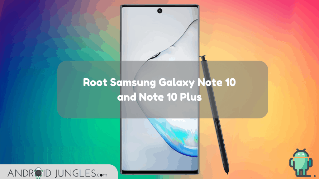 samsung note 9 root android 10
