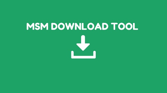 latest msm download tool