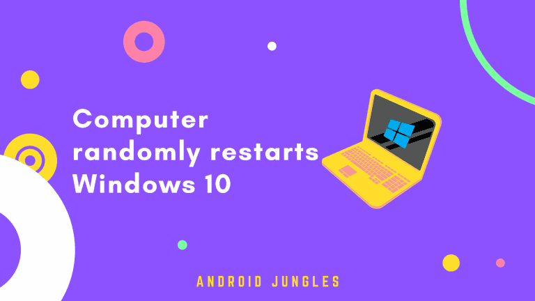 Computer randomly restarts Windows 10