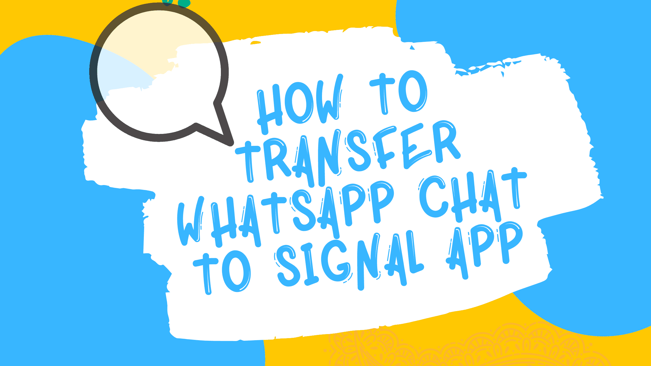 import whatsapp chat to signal import whatsapp chat to signal
