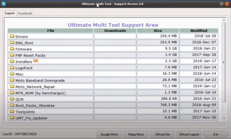 Download UMT Support Access 2.0-Official | April 2022