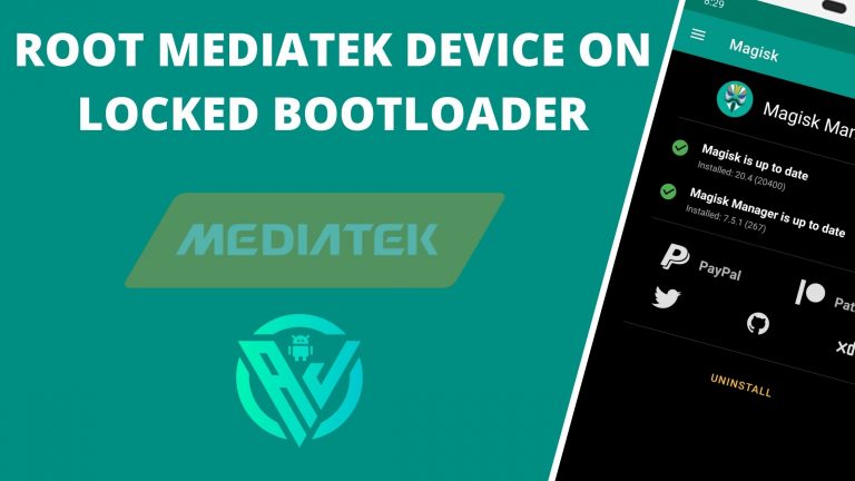 Root MediaTek Device on Locked Bootloader
