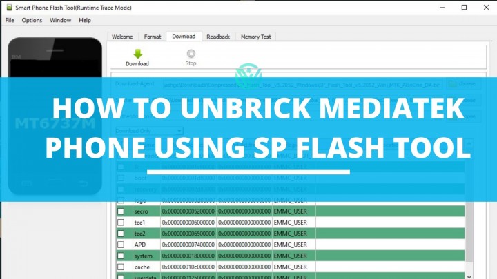 Unbrick MediaTek Phone using SP Flash Tool
