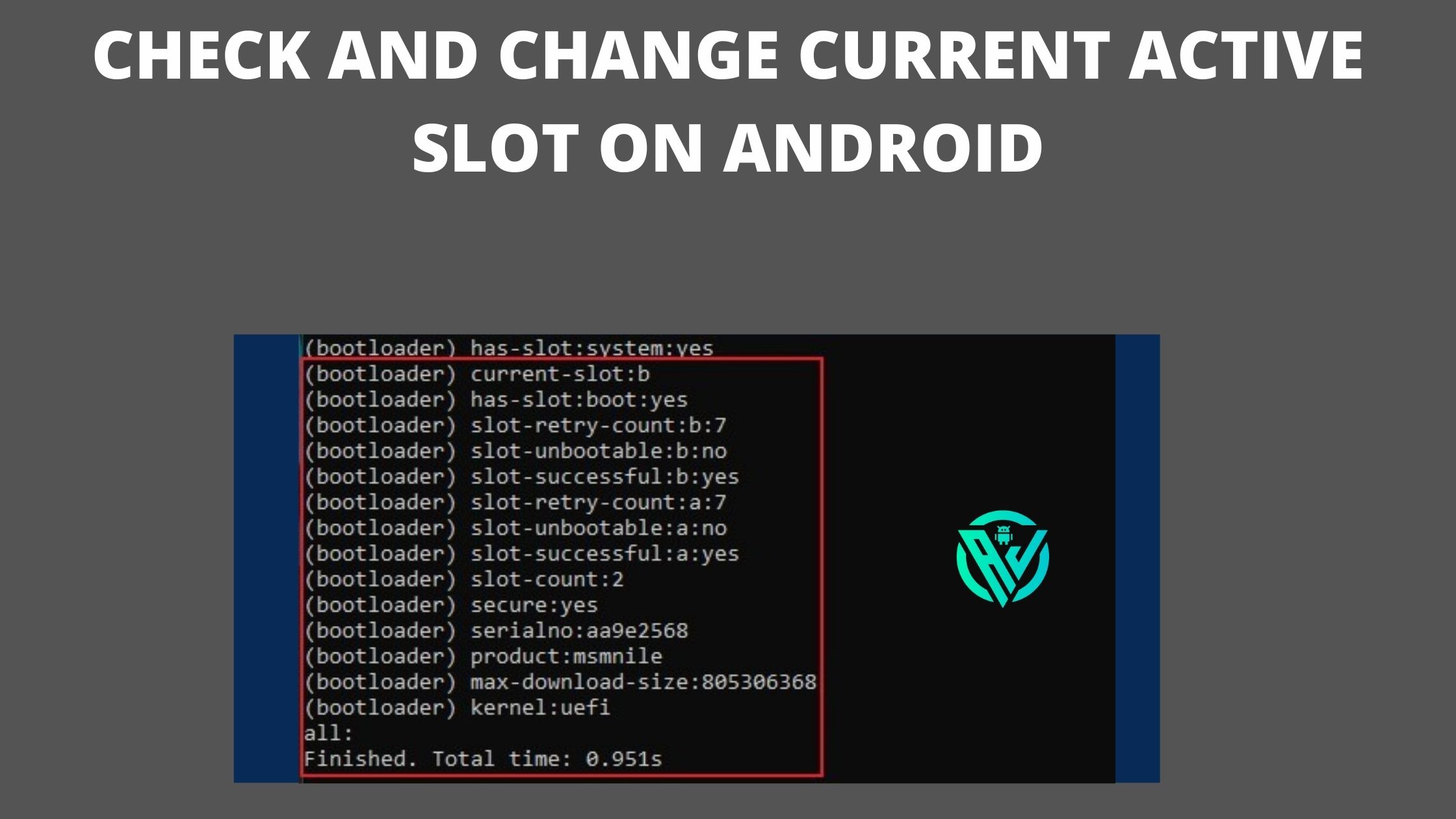 check change active slot on android