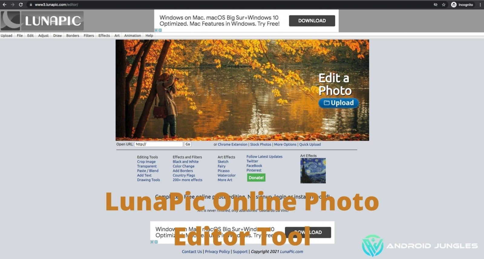 LunaPic Free Online Photo Editor In detail Guide.