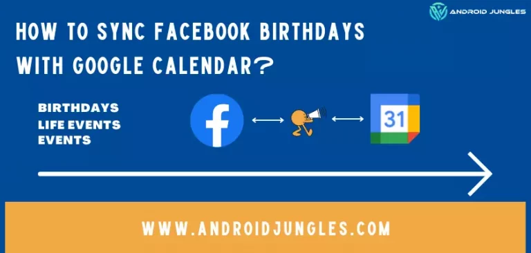 how to sync facebook birthdays with google calendar