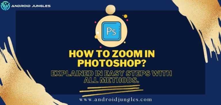 How to zoom in photoshop