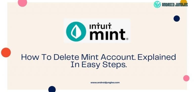 how to delete mint account