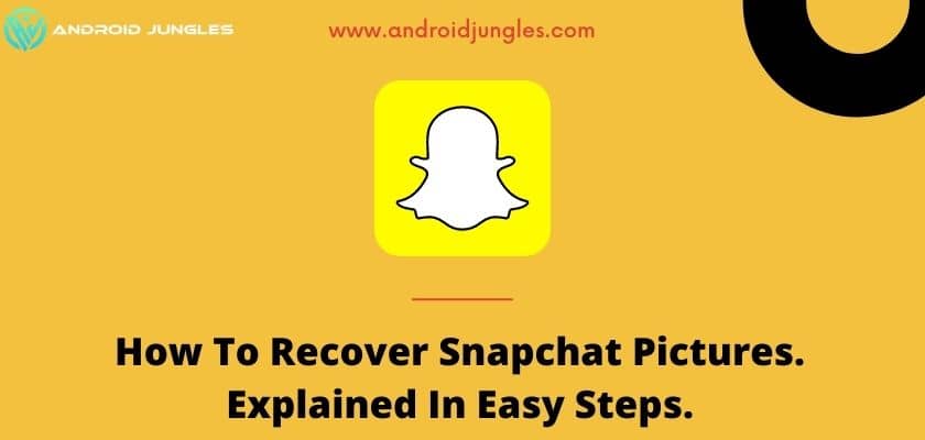 how to recover Snapchat pictures