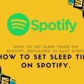 How to set sleep timer on Spotify