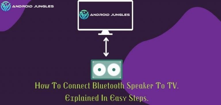 how to connect bluetooth speaker to tv