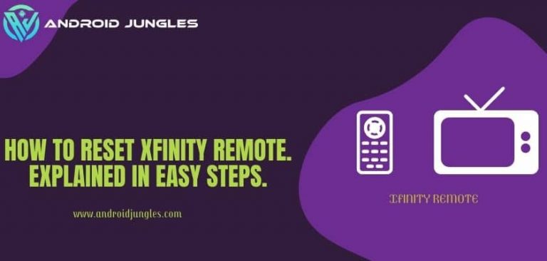 How To Reset Xfinity Remote