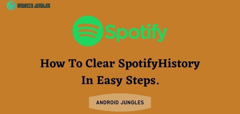 how to clear Spotify history